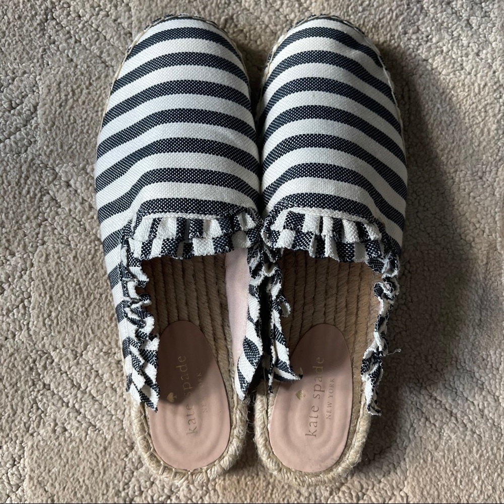 Kate Spade Navy Stripped Slide Mule